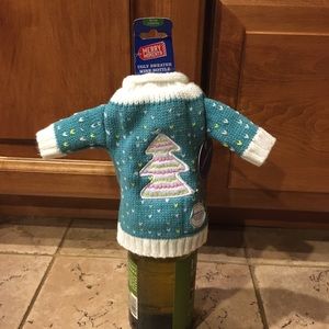 Aldi single Ugly Sweater Wine Bottle Cover Limited